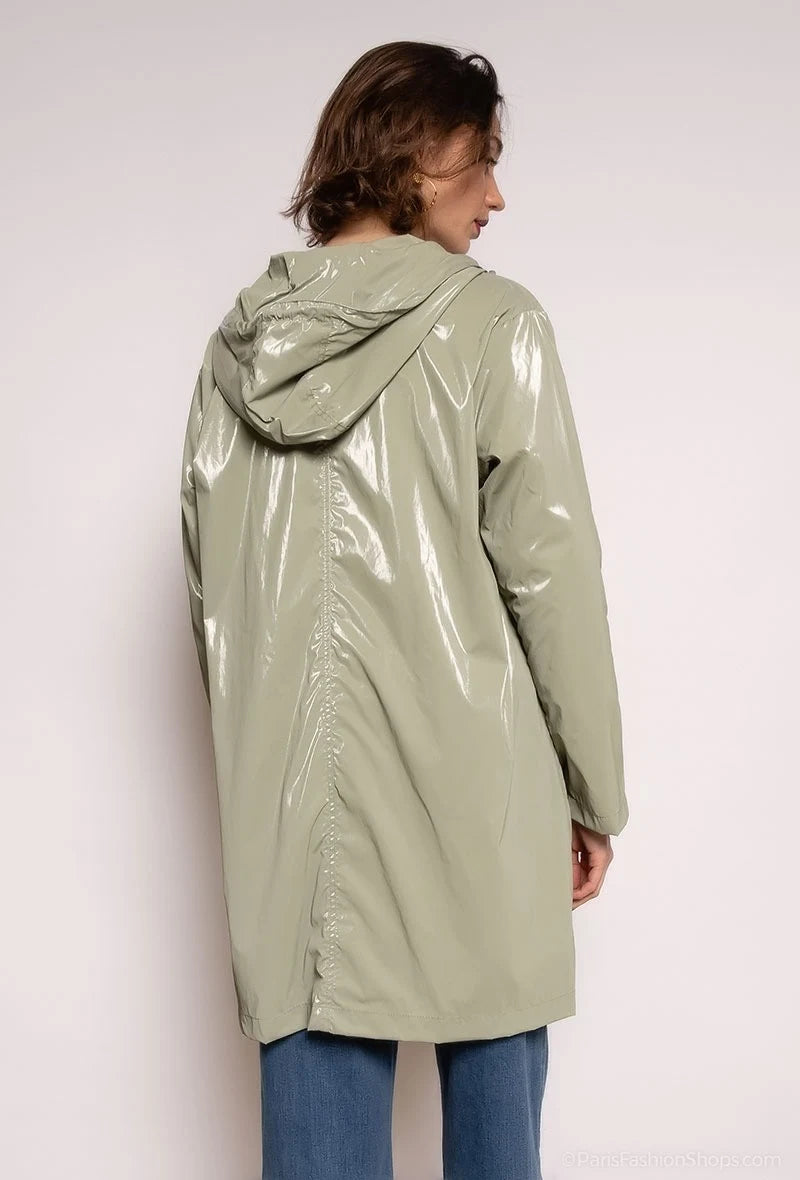 Veste longue imperméable