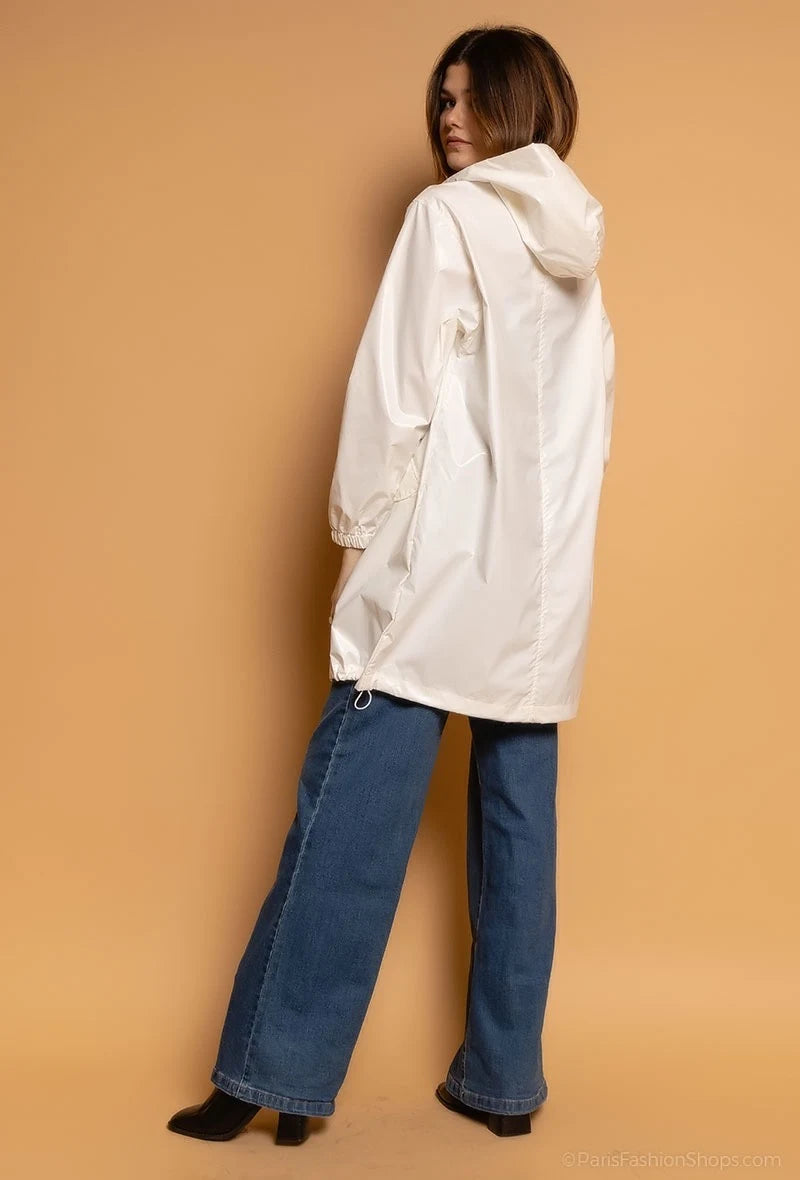 Veste imperméable longue