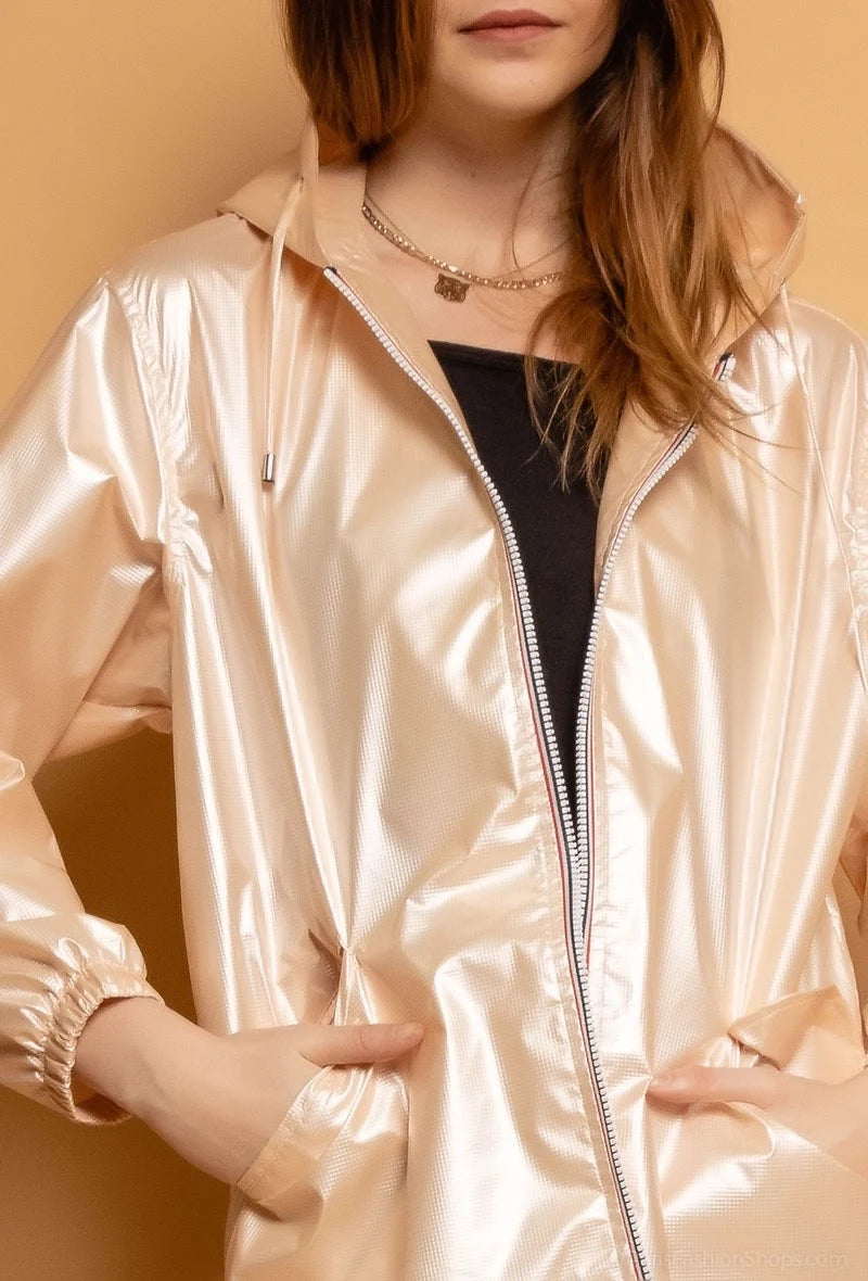 Veste imperméable longue