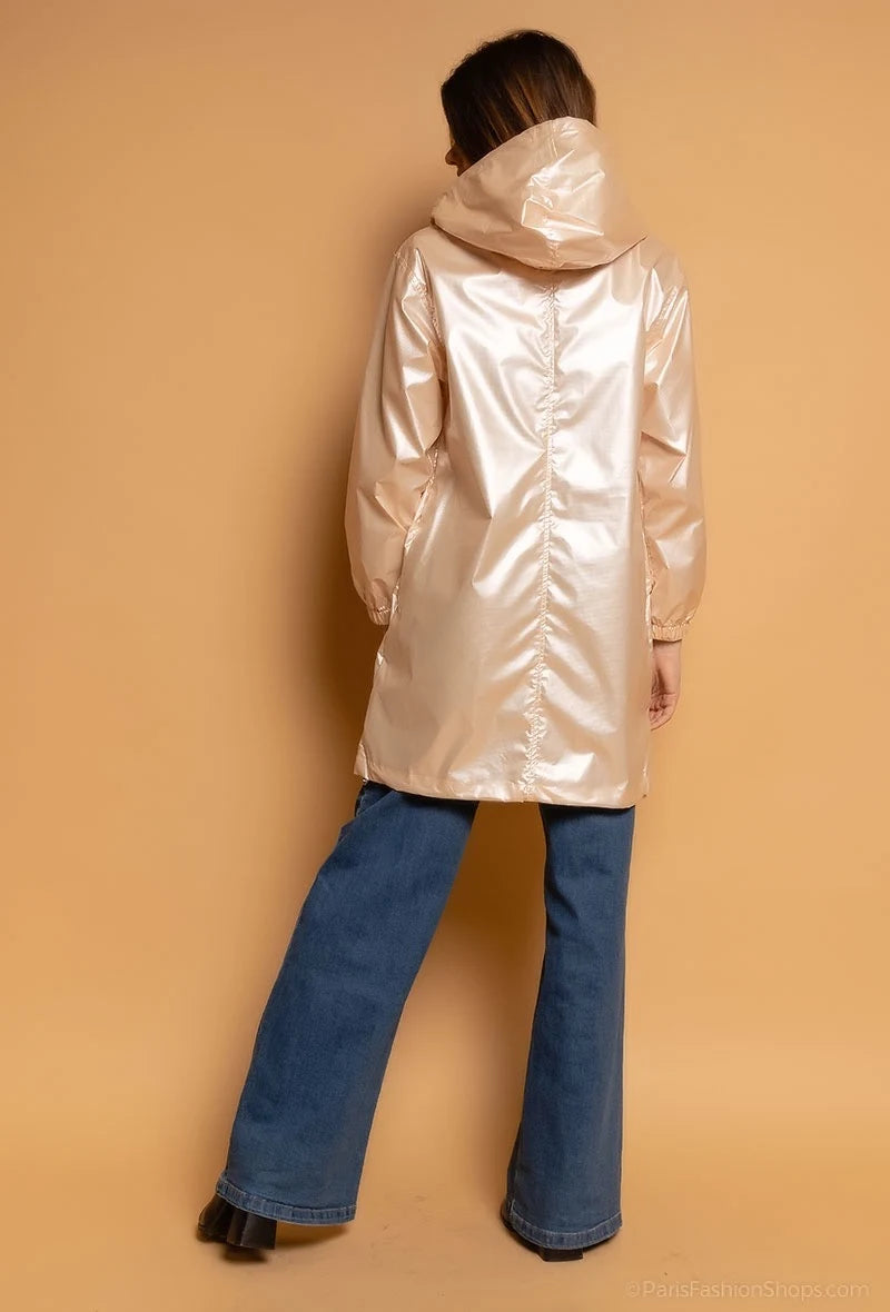 Veste imperméable longue