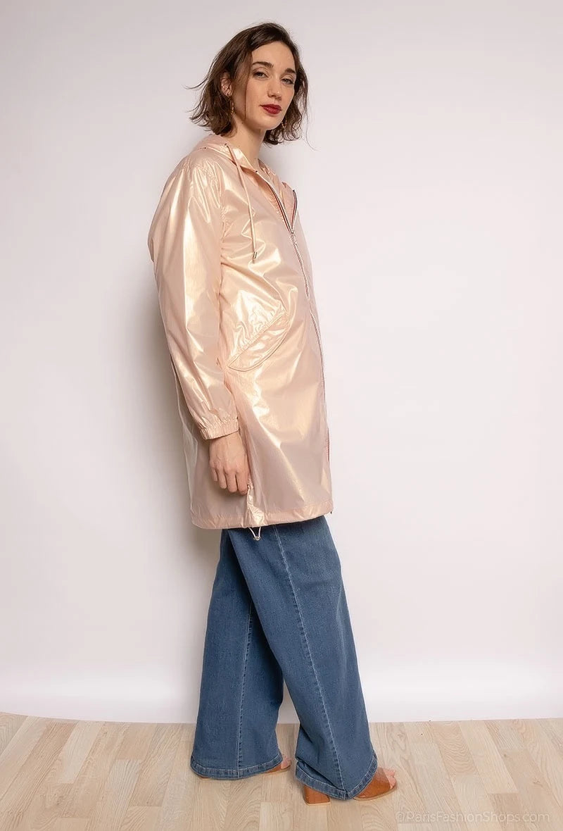 Veste imperméable longue