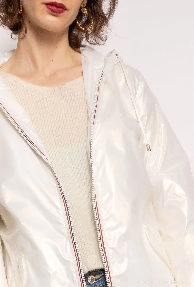 Veste imperméable longue