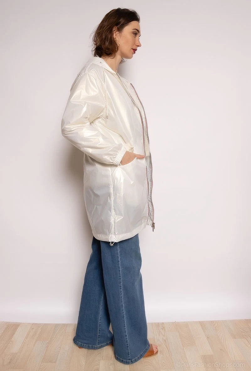 Veste imperméable longue