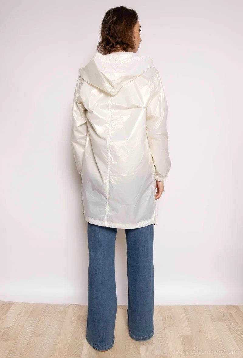 Veste imperméable longue