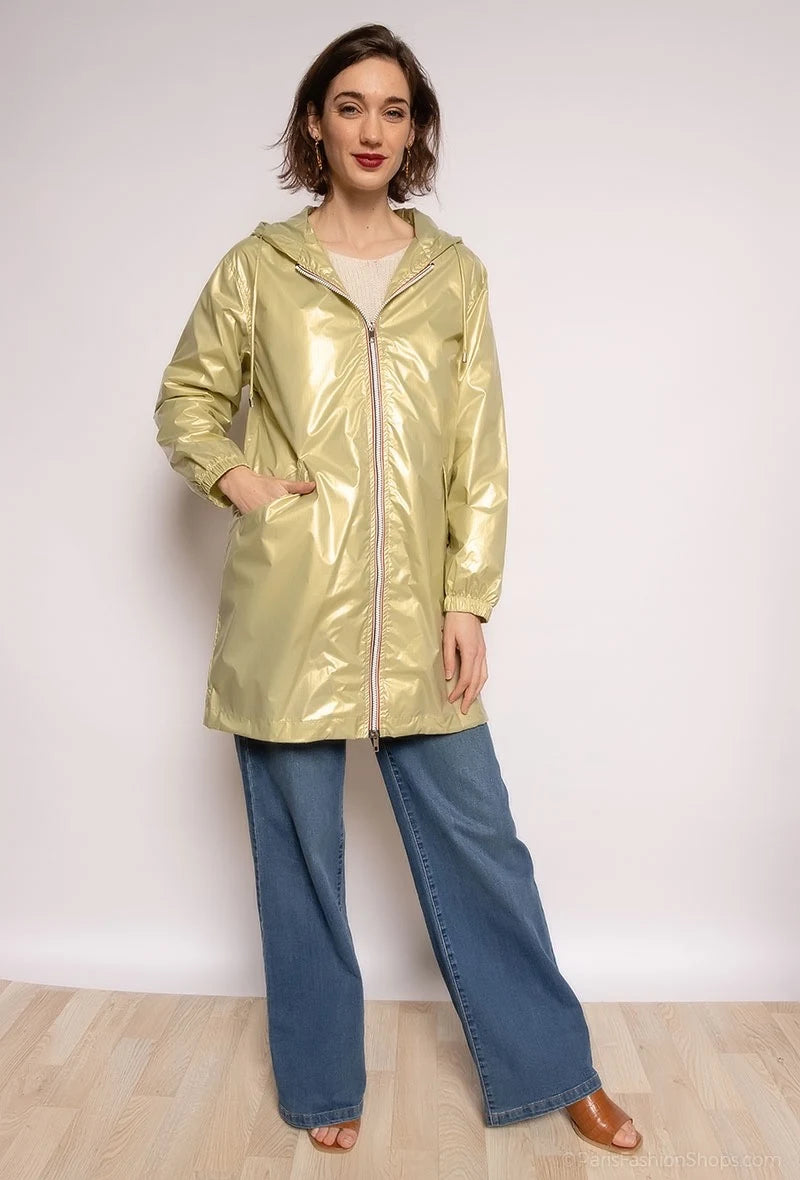 Veste imperméable longue