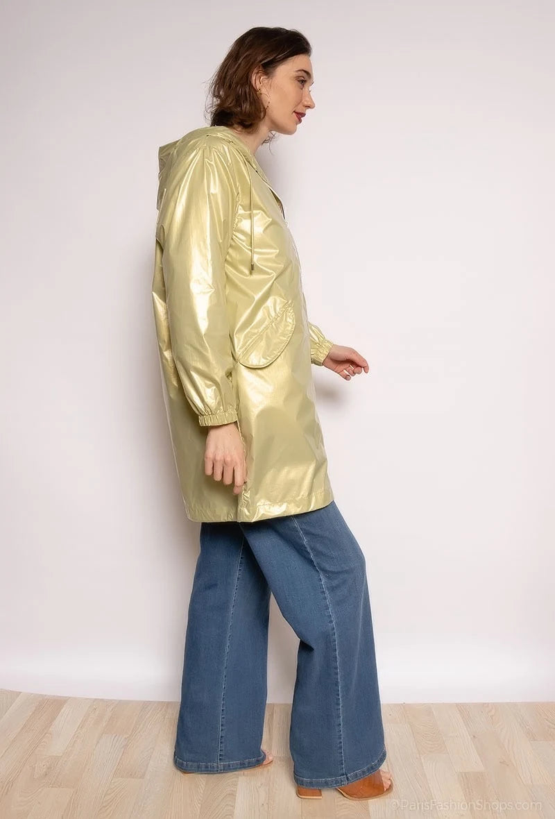 Veste imperméable longue