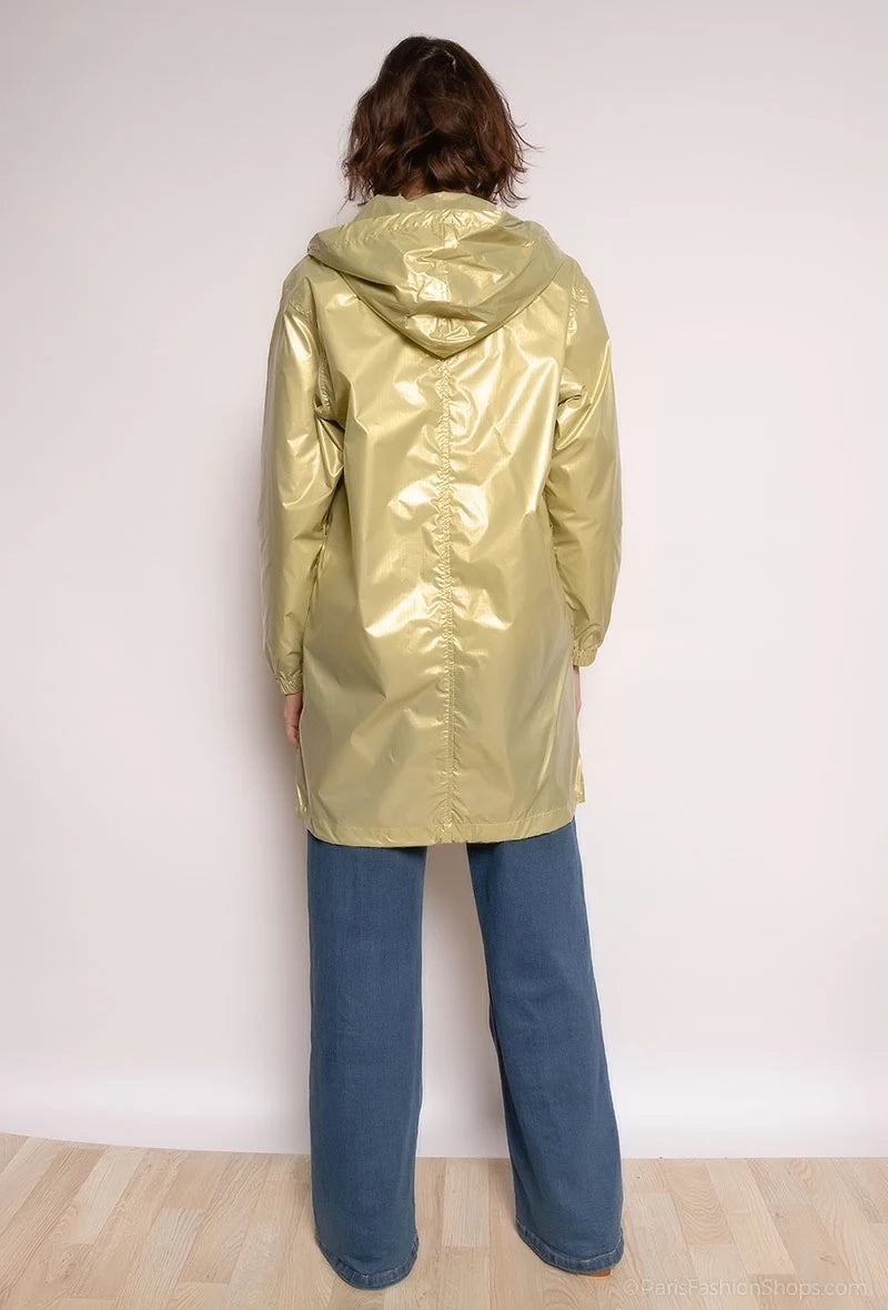 Veste imperméable longue
