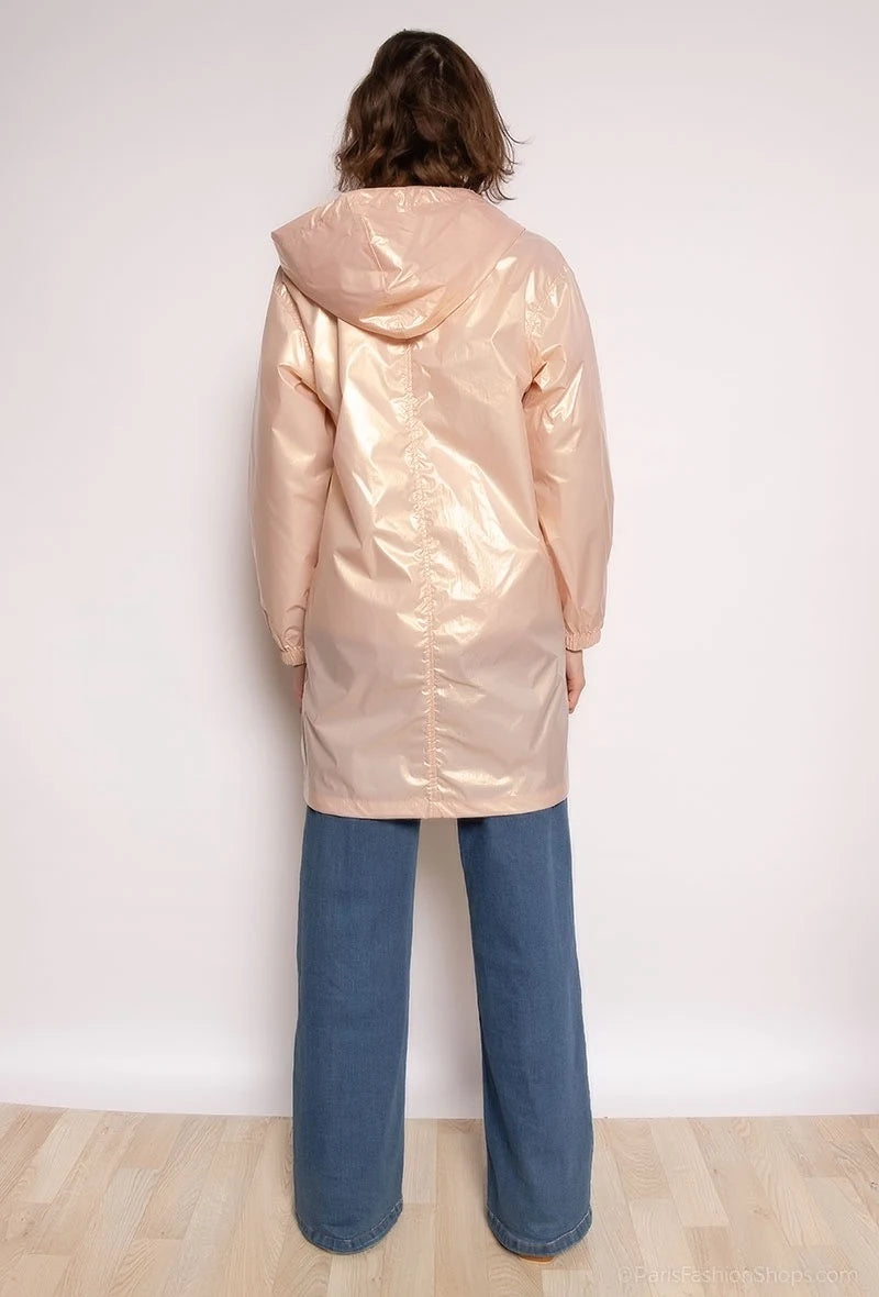 Veste imperméable longue