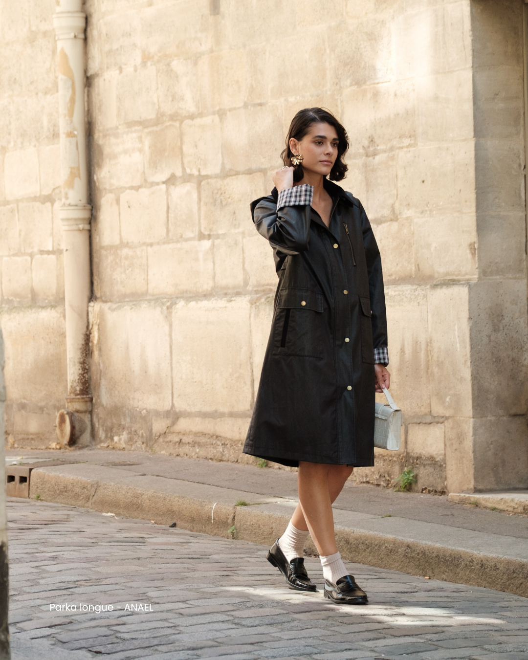 La parka longue ANAEL, collection Shelter automne 2026 d'Escandelle Paris