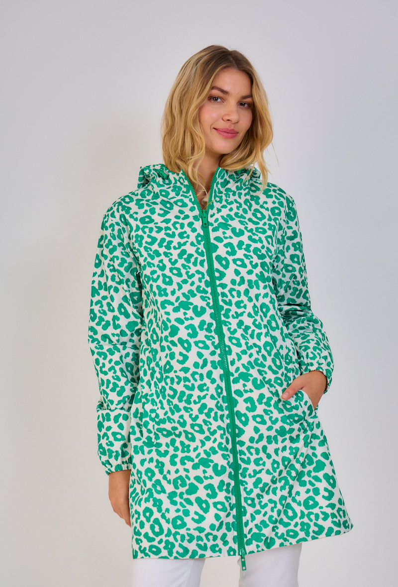 Nouveautés manteaux femme imprimé léopard vert
#couleur_vert