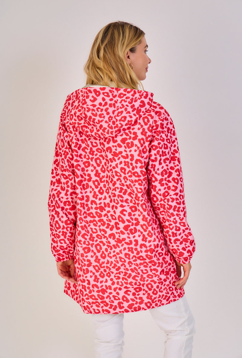 Nouveautés manteaux femme imprimé léopard rose
#couleur_rouge