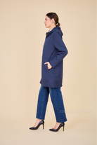 Gabardine THEA polaire mi-longue imperméable marine 