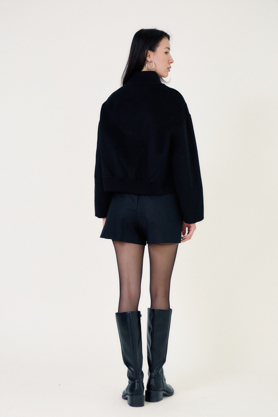 WILLOW - Veste Noir - Escandelle (Vue de dos)
#couleur_noir