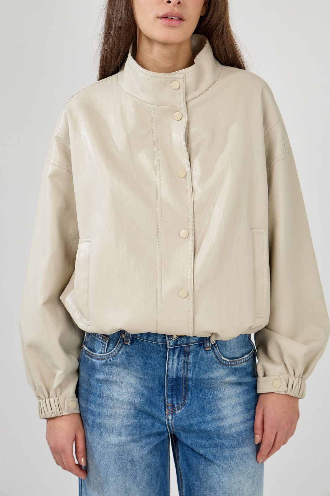 ASTRINA - Veste Beige - Escandelle (Gros plan sur les détails et matières)
#couleur_beige