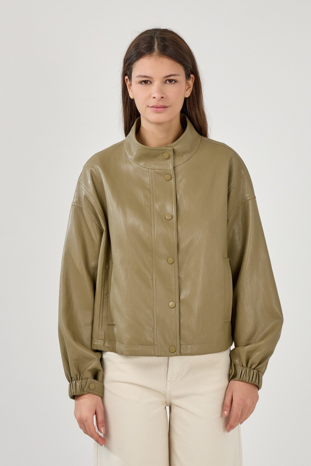 ASTRINA - Veste Kaki - Escandelle (Vue de face - portrait) 
#couleur_kaki