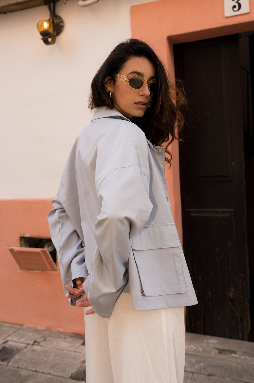 NERISSA - Veste Ciel - Escandelle (Vue de dos)
#couleur_ciel