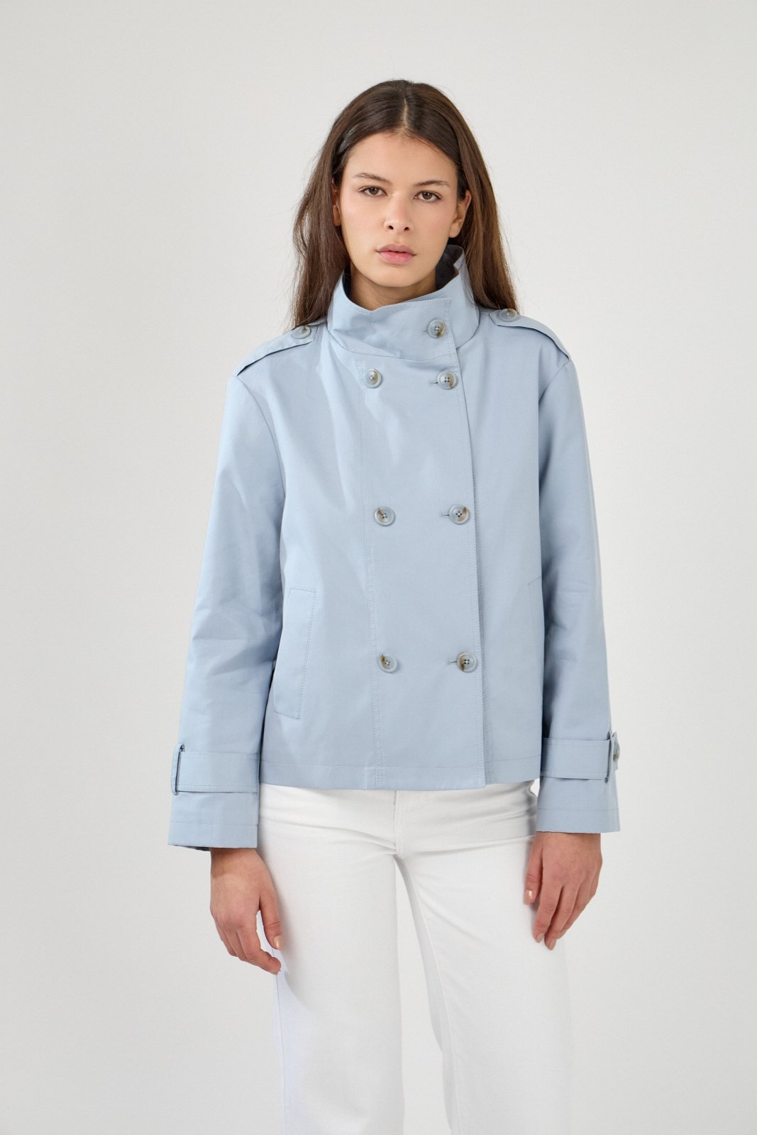 LYNARA - Veste Ciel - Escandelle (vue de face - zoom)
#couleur_ciel
