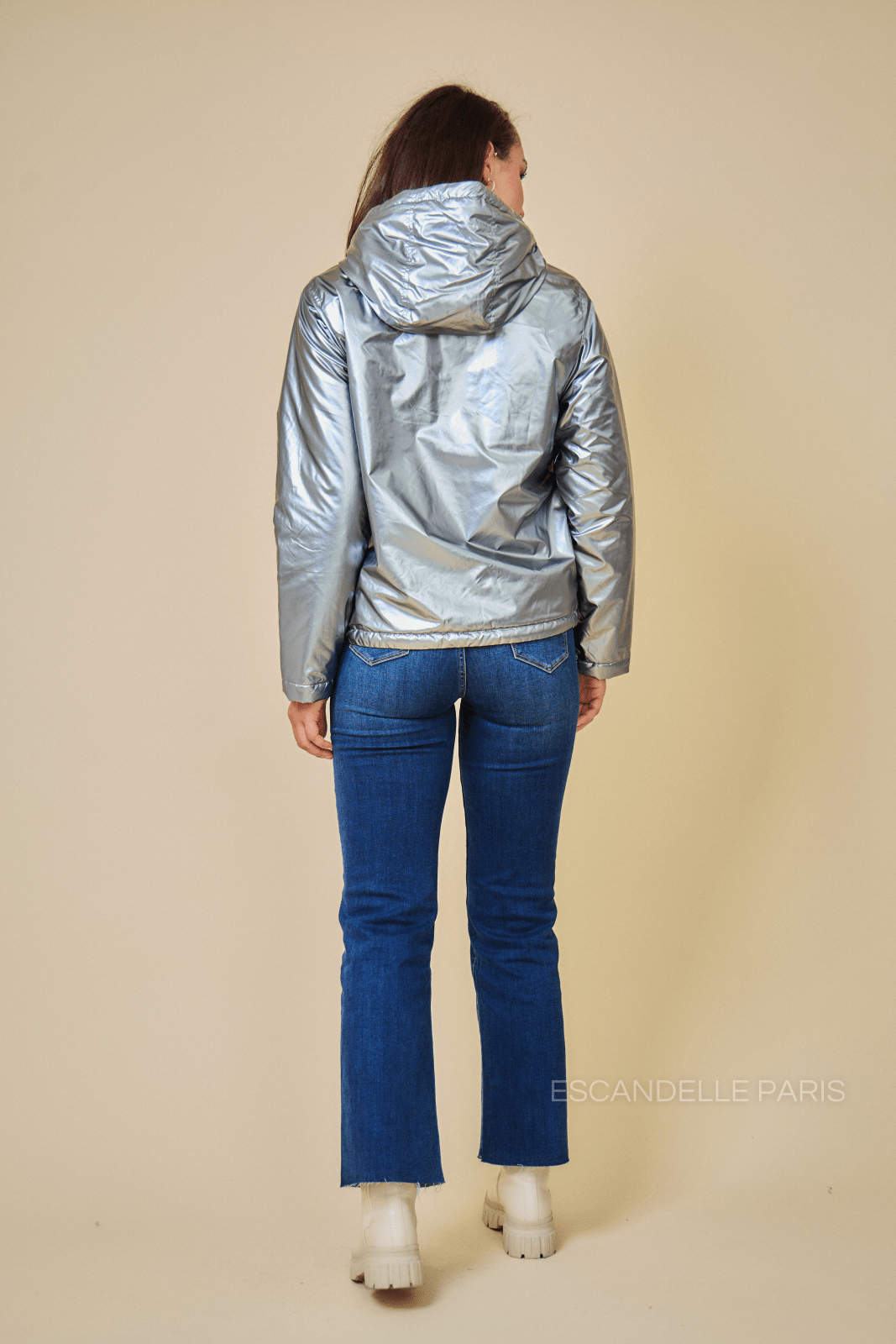 JIMMY - Parka Argent - Escandelle (Vue de dos)
#couleur_argent