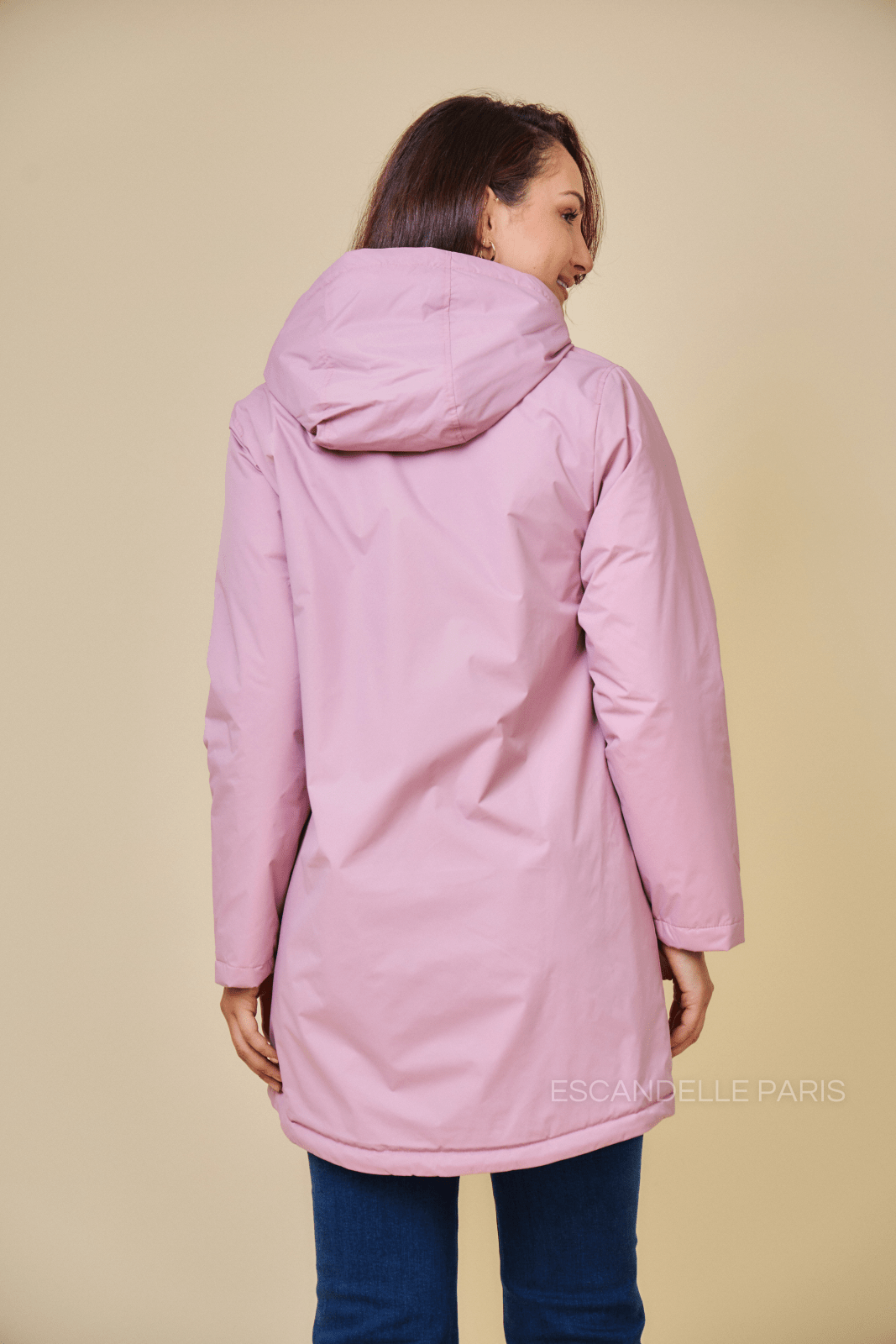 SOL - Parka Rose - Escandelle (Vue de dos)
#couleur_rose