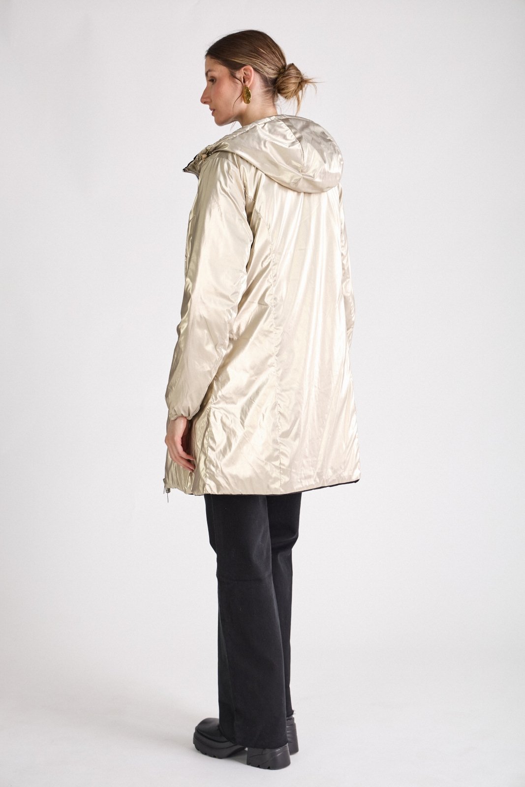 SIXTINE - Doudoune Or - Escandelle (Vue de dos)
#couleur_or