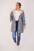 Nouveautés manteaux femme imprimé léopard grande taille 