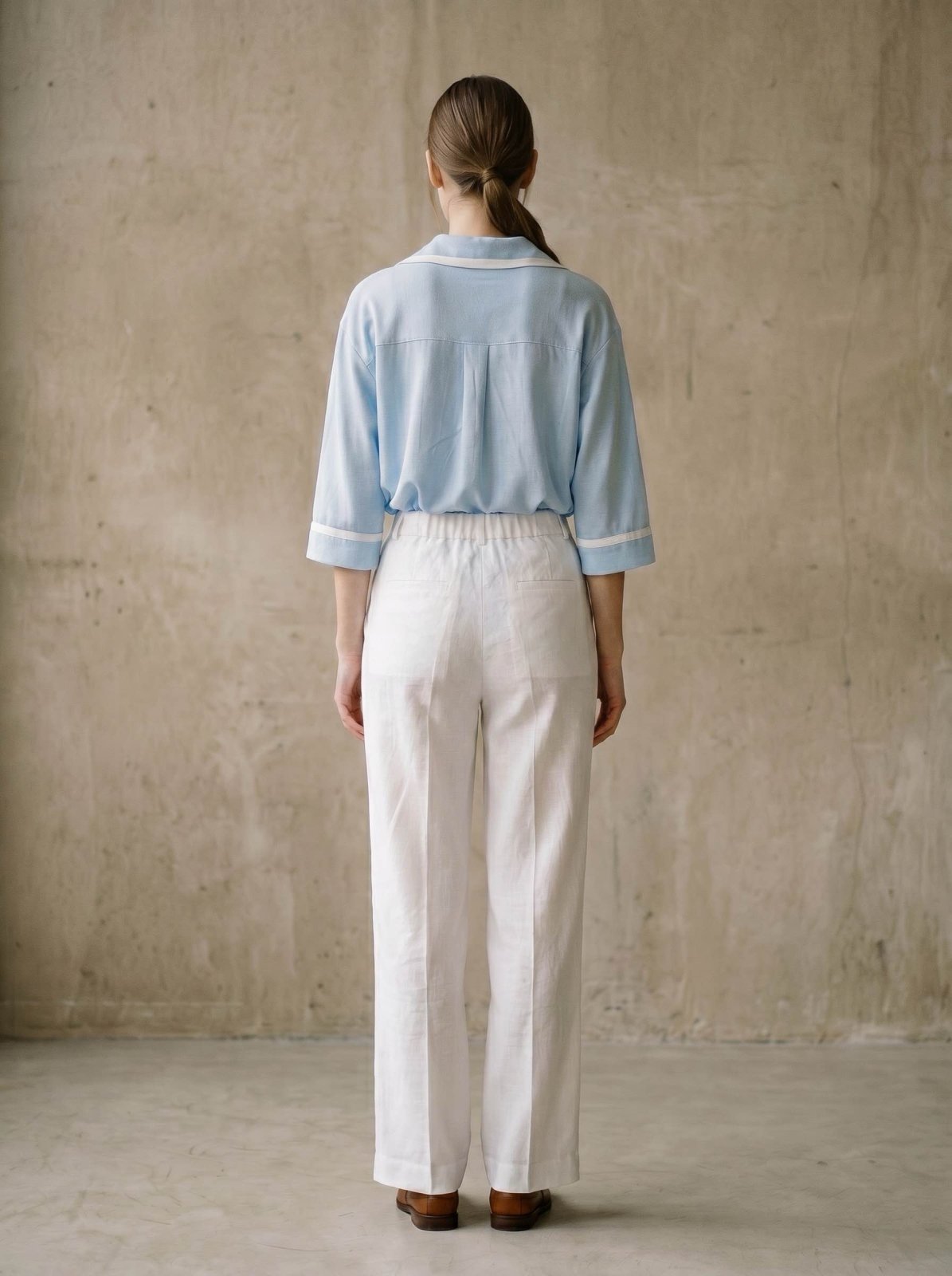 LÉANA - Blouse Ciel - EscandelleParis