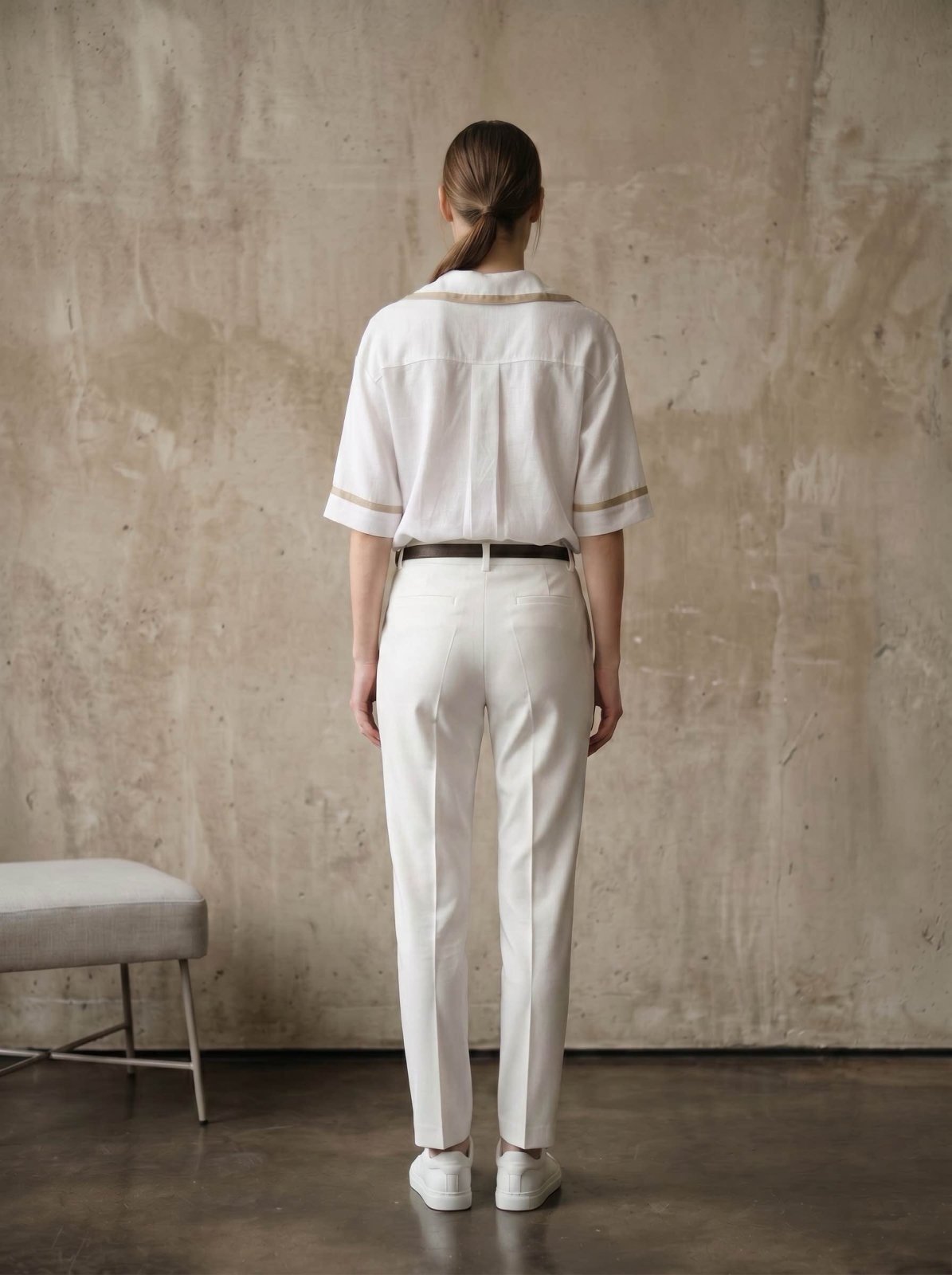 LÉANA - Blouse Blanc - EscandelleParis