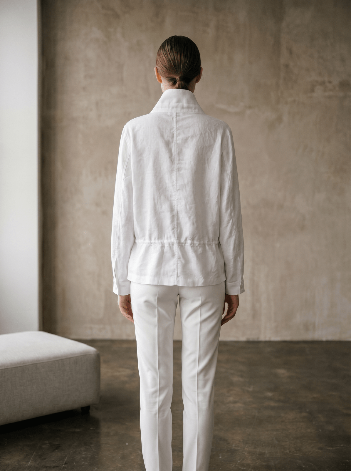 MARGUERITE - Veste Blanc - EscandelleParis