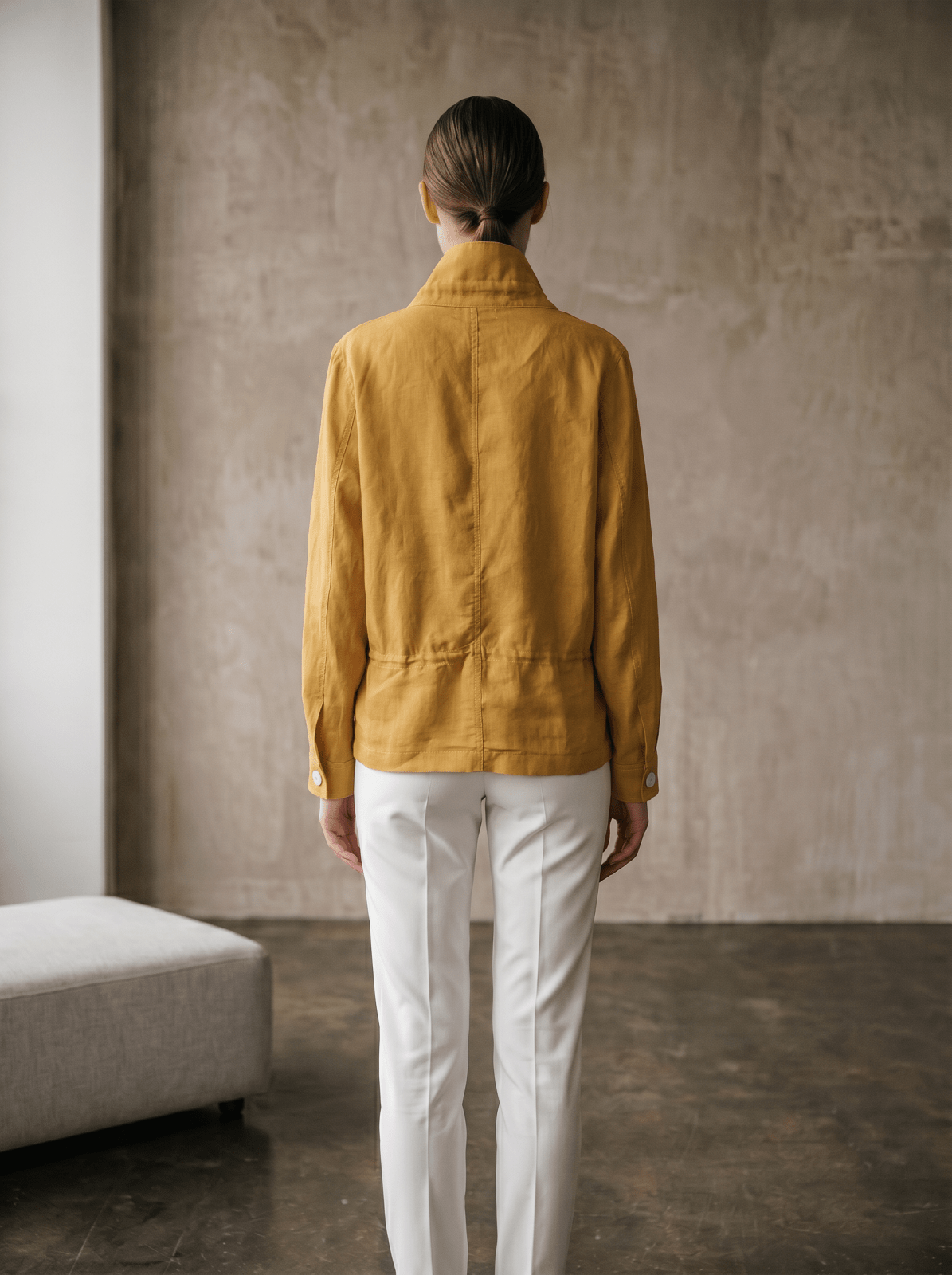 MARGUERITE - Veste Safran - EscandelleParis