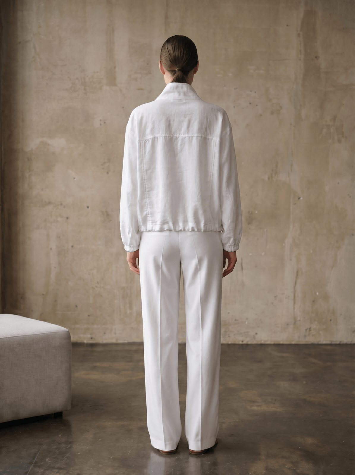 MONIQUE - Veste Blanc - EscandelleParis
