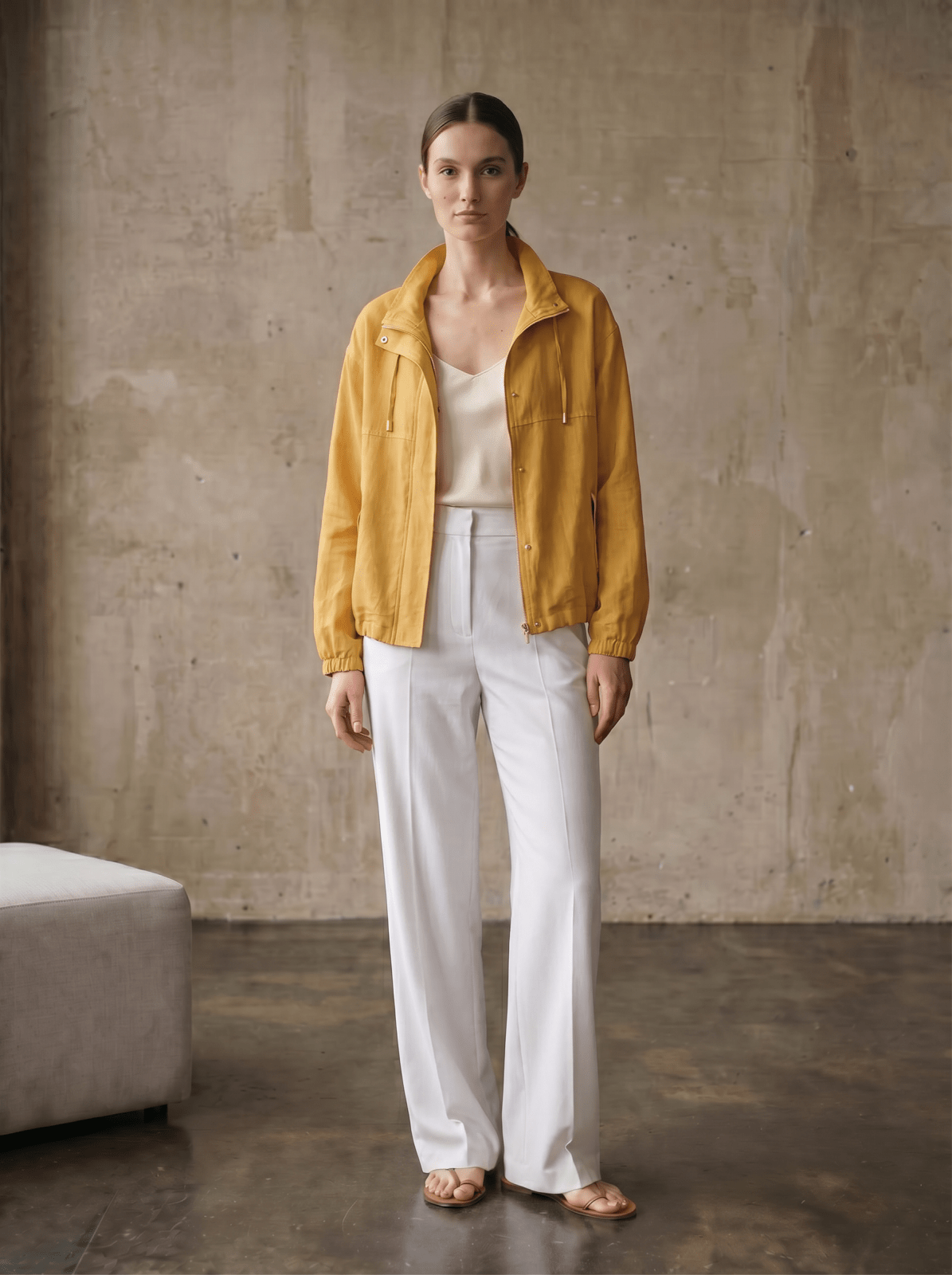 MONIQUE - Veste Safran - EscandelleParis