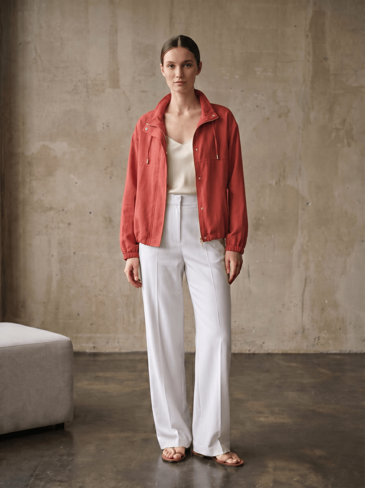 MONIQUE - Veste Brique - EscandelleParis