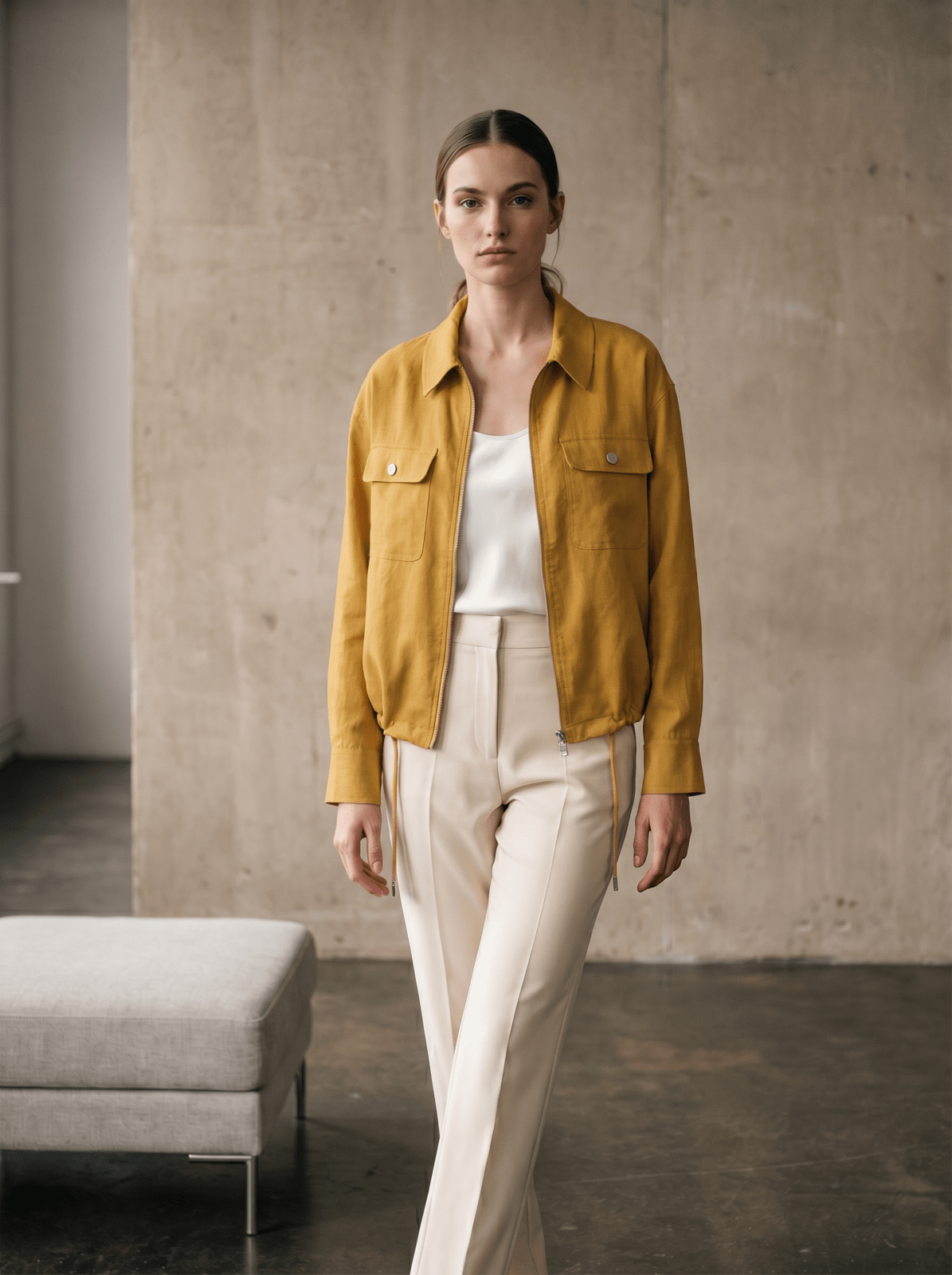 NOELLA - Veste Safran - EscandelleParis