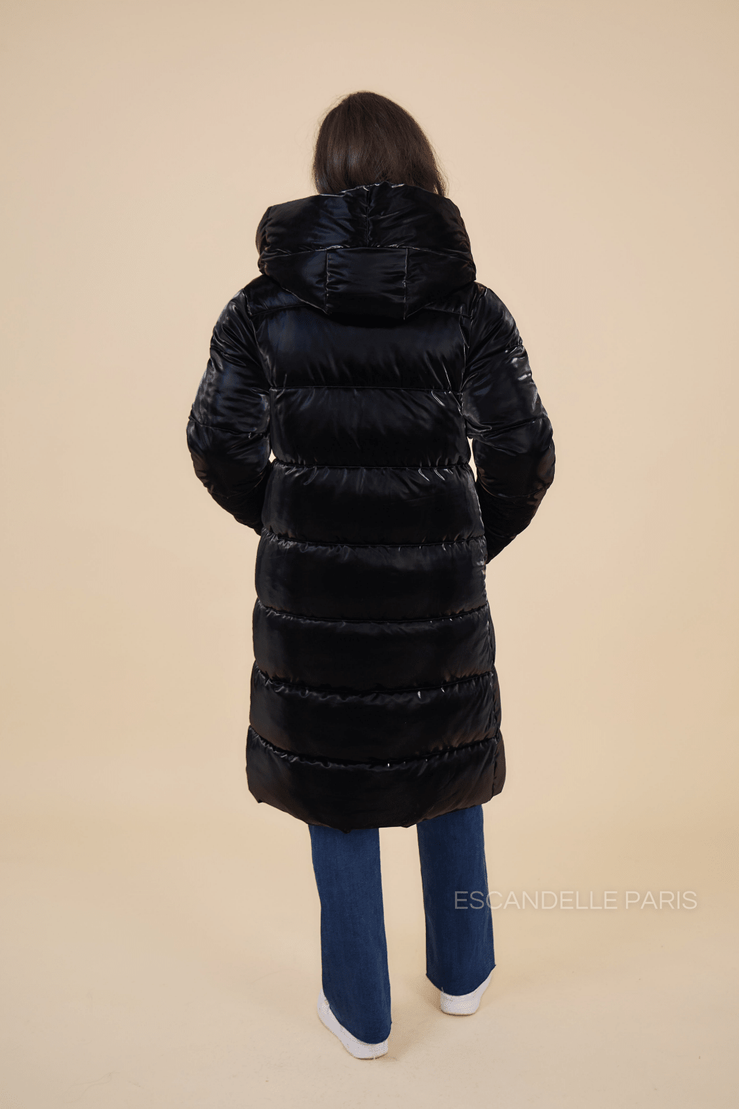NORTH doudoune longue oversize matelassée noir femme - Escandelle Paris (dos)
#couleur_noir