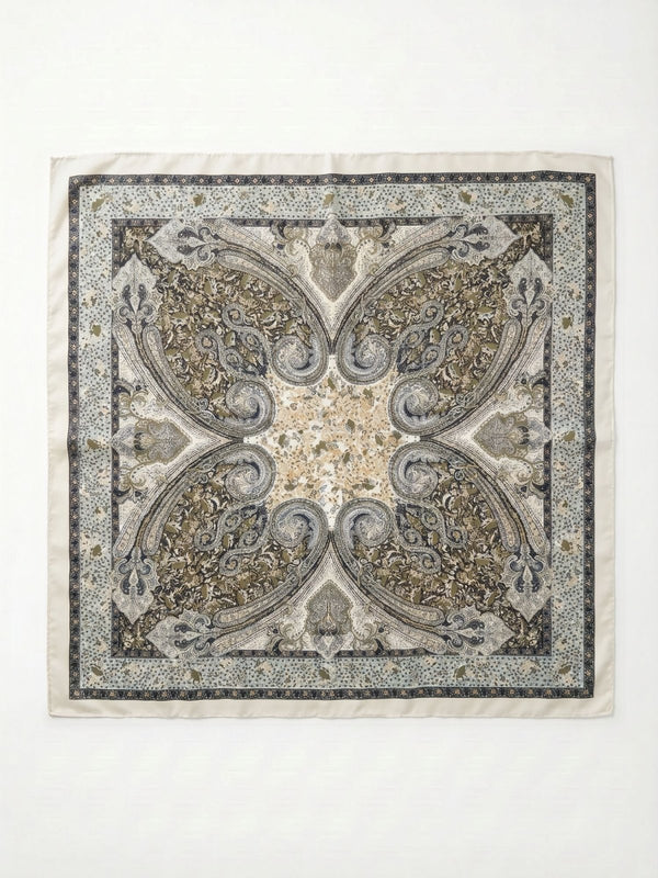 Sépia - Foulard Ecru - EscandelleParis