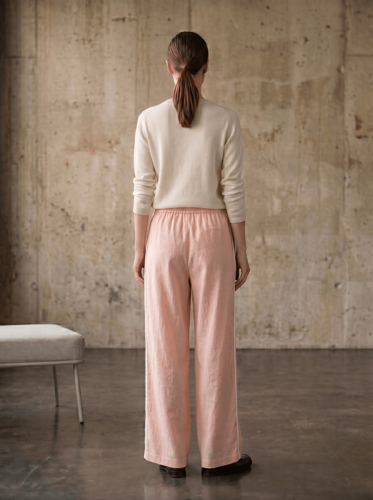 SOLVEIG - Pantalon Rose - EscandelleParis