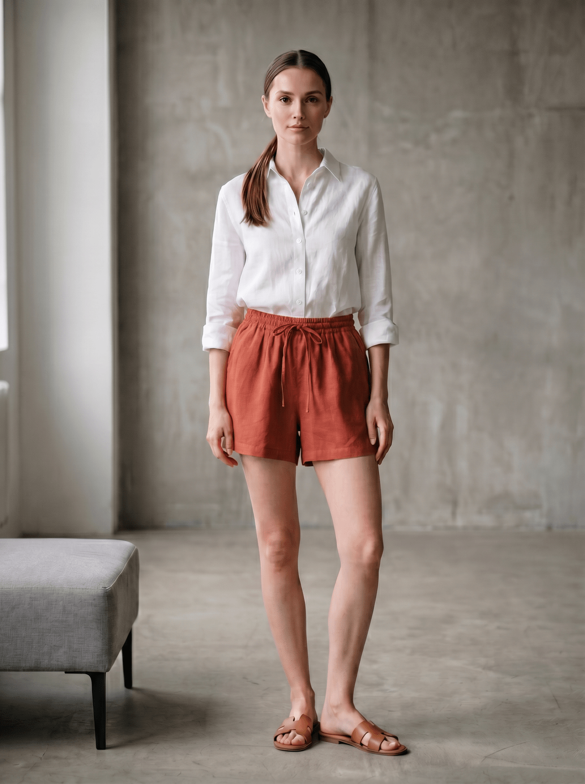 VALENTINE - Short Brique - EscandelleParis