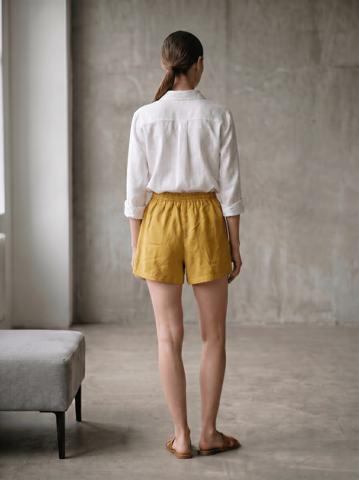 VALENTINE - Short Safran - EscandelleParis