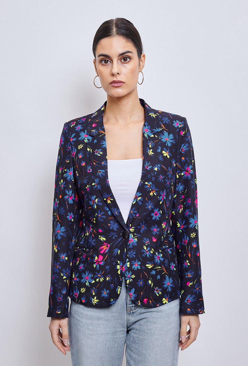 Women s patterned blazer Escandelle Paris EscandelleParis