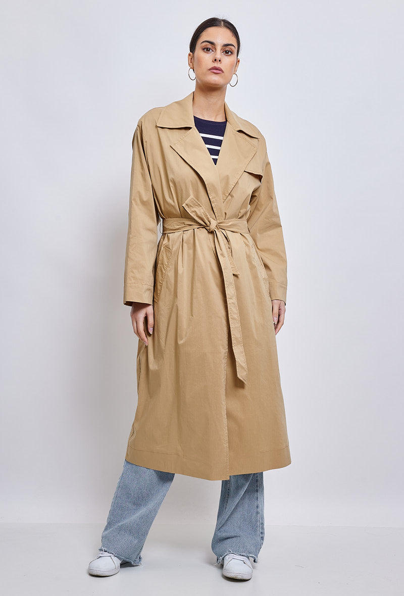 Full length store trench coat