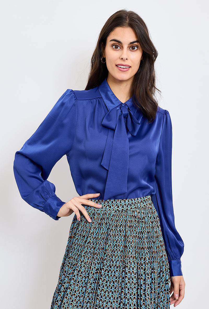 Blouse col fashion lavallière